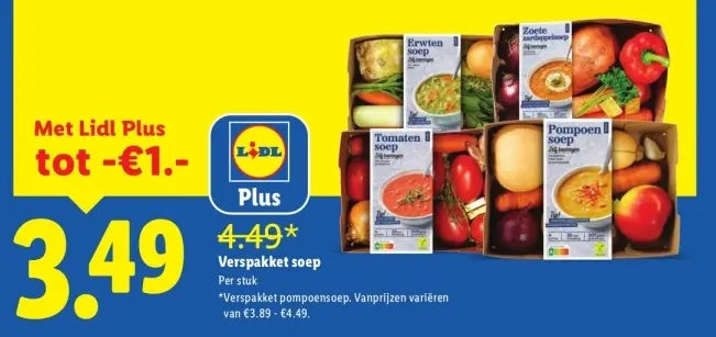 Aanbieding: Verspakket soep