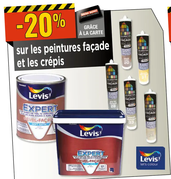 Offre: Peintures façade et crépis