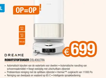 Aanbieding: Robotstofzuiger d3l40ultra