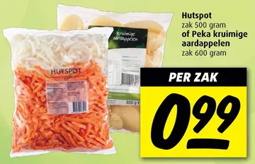 Aanbieding: Hutspot of Peka kruimige aardappelen