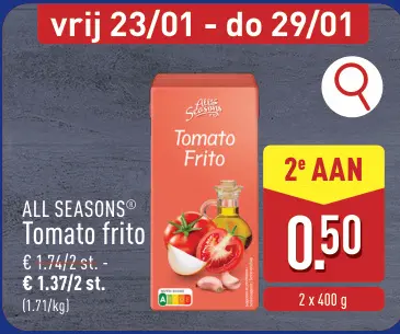 Promotie: Tomato frito