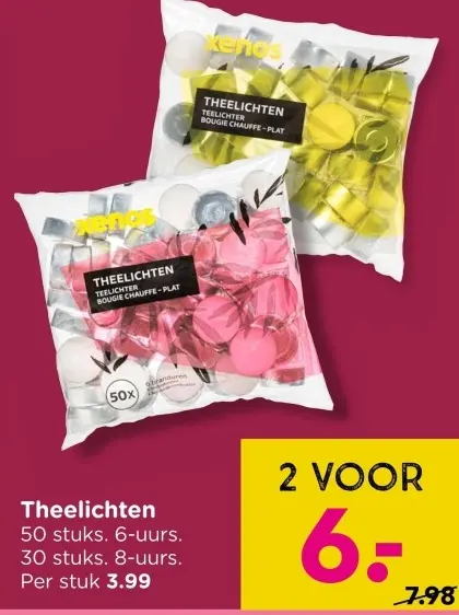 Aanbieding: Theelichten