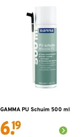 Aanbieding: PU Schuim 500 ml