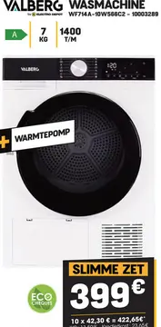 Aanbieding: Valberg wasmachine