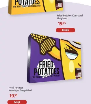 Aanbieding: Fried Potatos Kaartspel Deep Fried