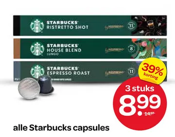 Aanbieding: Starbucks capsules