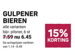 Aanbieding: Gulpener bieren