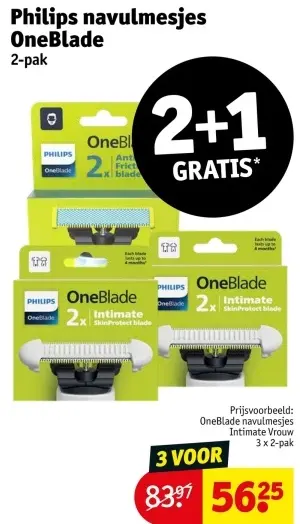 Aanbieding: Navulmesjes OneBlade