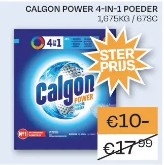 Promotie: Calgon power 4-in-1 poeder