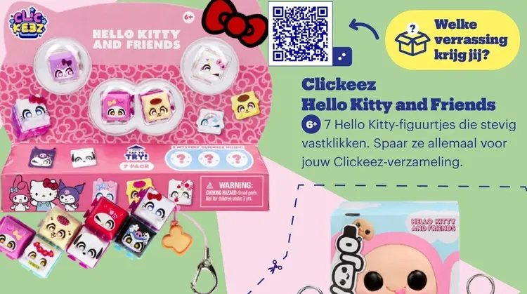 Aanbieding: Clickeez Hello Kitty and Friends