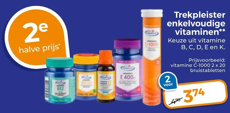 Aanbieding: Enkelvoudige vitaminen