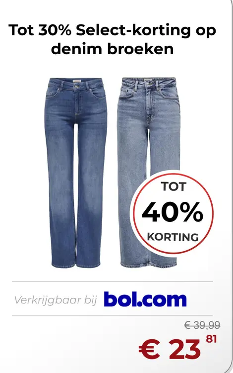 Aanbieding: denim broeken