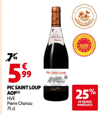 Promotie: Pic saint loup
