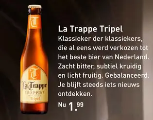 Aanbieding: La Trappe Tripel