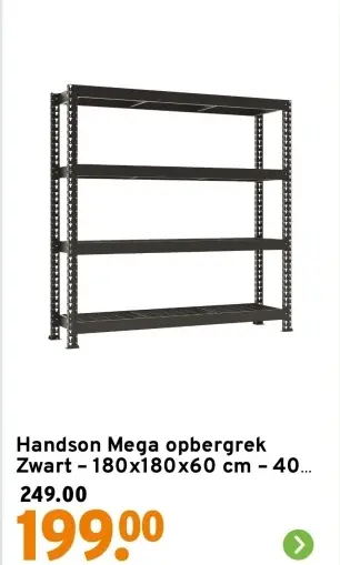 Aanbieding: Mega opbergrek