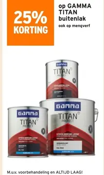 Aanbieding: TITAN buitenlak