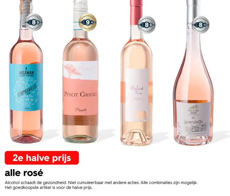 Promotie: Alle Rosé