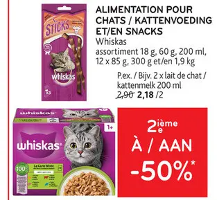 Offre: Alimentation pour chats / kattenvoeding et/en snacks
