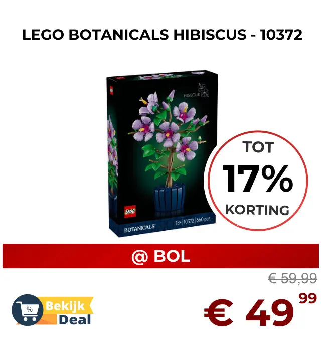Aanbieding: Lego botanicals hibiscus