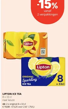 Aanbieding: Lipton ice tea