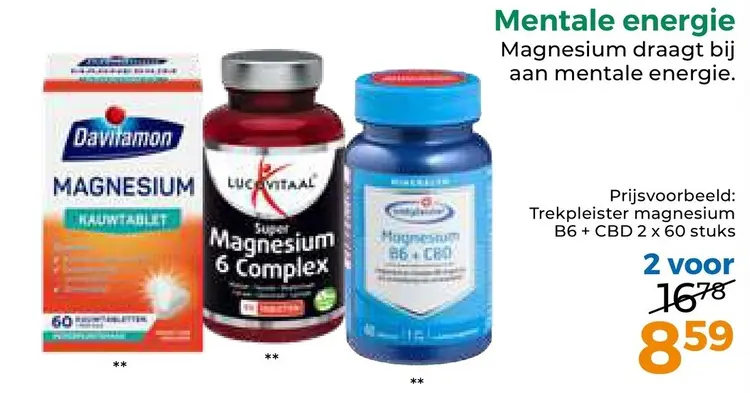 Aanbieding: Magnesium voor mentale energie