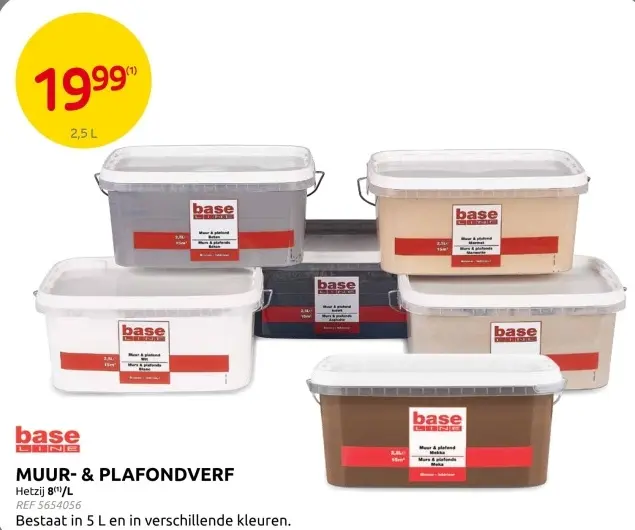 Promotie: Muur- & plafondverf