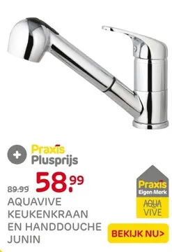 Aanbieding: Aquavive keukenkraan en handdouche