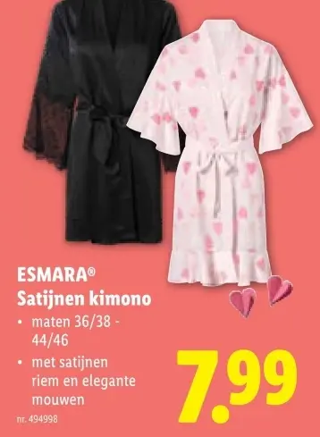Promotie: Satijnen kimono