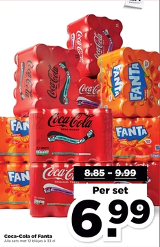 Aanbieding: Coca - Cola of Fanta 