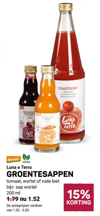 Aanbieding: Groentesappen