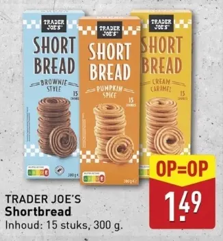 Aanbieding: TRADER JOE'S Shortbread