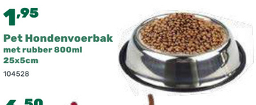 Aanbieding: Pet Hondenvoerbak