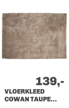 Aanbieding: Vloerkleed Cowan taupe 15