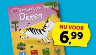 Aanbieding: 100 fantastische flapjes Dieren