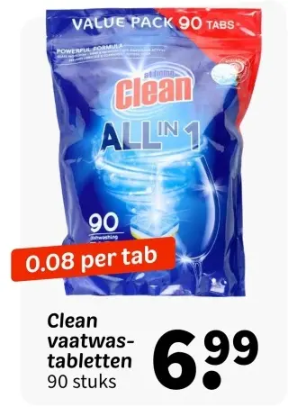 Promotie: vaatwastabletten