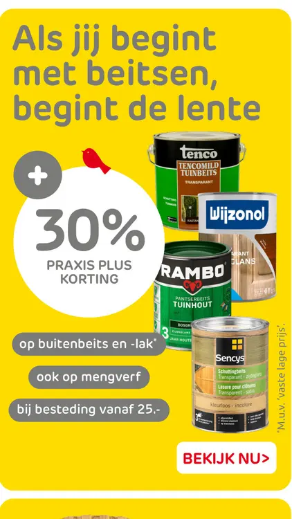 Aanbieding: Buitenbeits en -lak