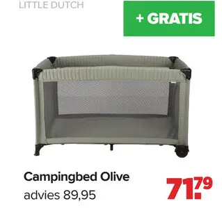 Aanbieding: Campingbed Olive