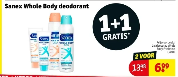 Promotie: Whole Body deodorant