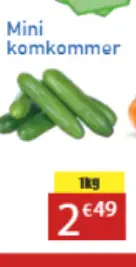 Aanbieding: Mini komkommer