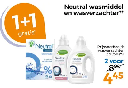 Aanbieding: Wasmiddel en wasverzachter