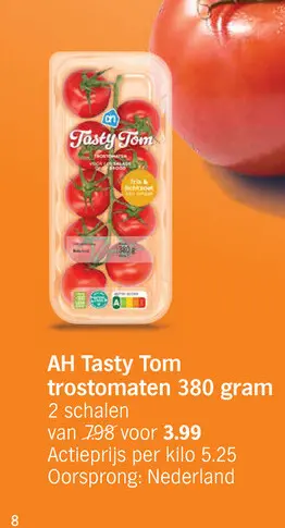 Promotie: Tasty Tom trostomaten