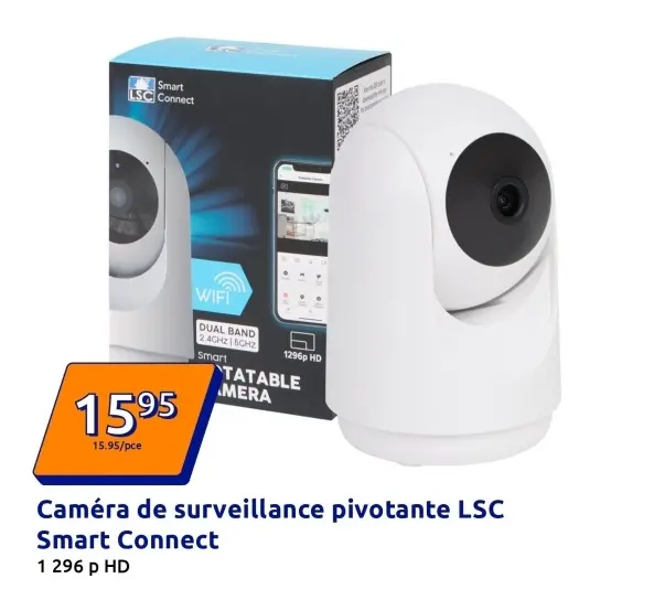Offre: Caméra de surveillance pivotante