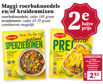 Aanbieding: Maggi roerbaknoedels en/of kruidenmixen