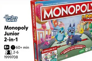 Aanbieding: Monopoly Junior 2-in-1