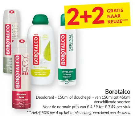 Promotie: Deodorant of douchegel