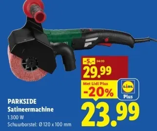 Aanbieding: Satineermachine