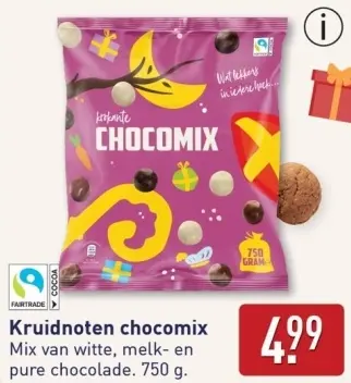 Aanbieding: Kruidnoten chocomix