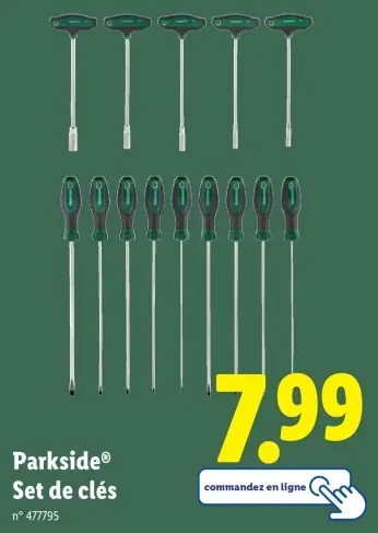 Offre: Set de clés