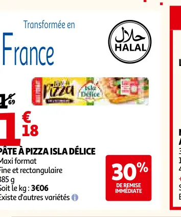 Offre: Pâte à pizza