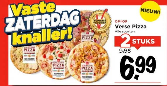 Aanbieding: Verse Pizza